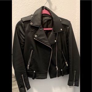 Zara faux leather jacket